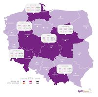 Dostępność mieszkań w programie MdM od II kw. 2014 r. według tabelaofert.pl