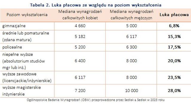 Luka płacowa w 2023 roku