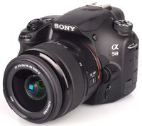 Sony Alpha SLT- A58 + obiektyw 18-55 mm  