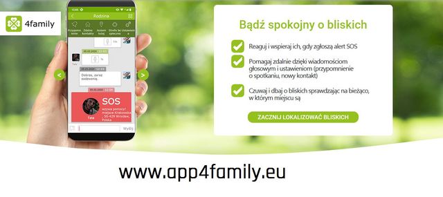 Aplikacja 4family od mPTech zadba o bezpieczeństwo bliskich