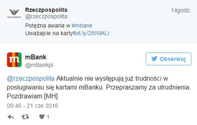 mBank zalany falą hejtu