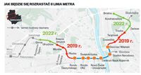 Jak będzie rozrastać się II linia metra