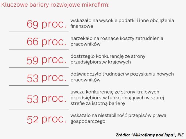 Mikroprzedsiębiorstwa w Polsce bez inwestycji