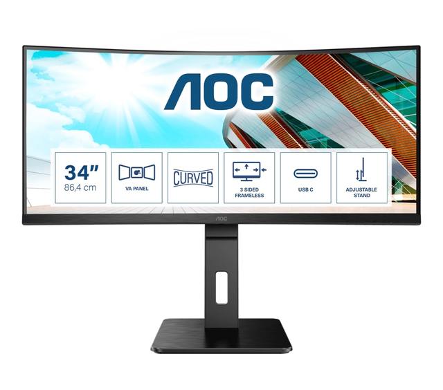 Monitor AOC CU34P2C z USB-C 
