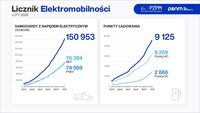 Licznik Elektromobilności - luty 2025