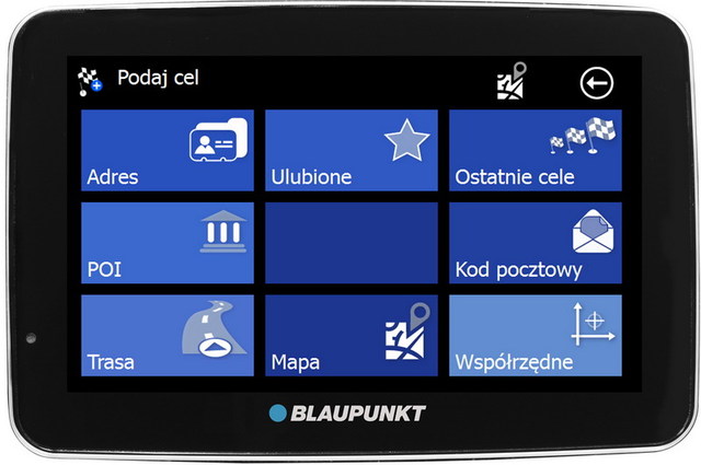 Nawigacja samochodowa Blaupunkt TravelPilot