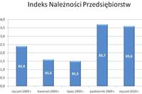 Zaległe należności firm X-XII 2009