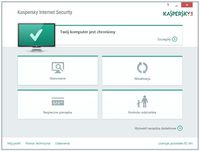 Kaspersky Internet Security - okno główne