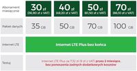 Oferta Plus Internet LTE dla firm