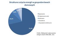 Struktura zużycia energii w gospodarstwach domowych