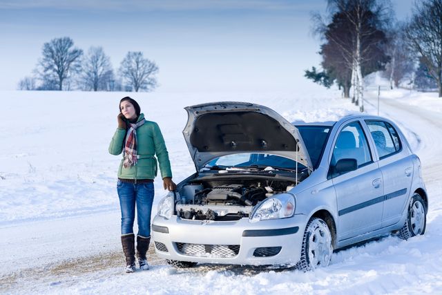 Zimowe problemy z samochodem