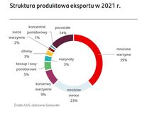 Struktura produktowa eksportu w 2021 r. 