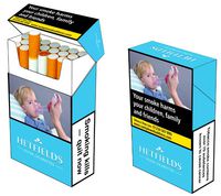 Wzór nowego opakowania papierosów.
