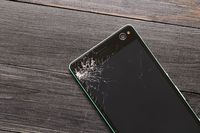 Uszkodzony smartfon