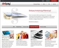 Strona operatora płatności online Dotpay