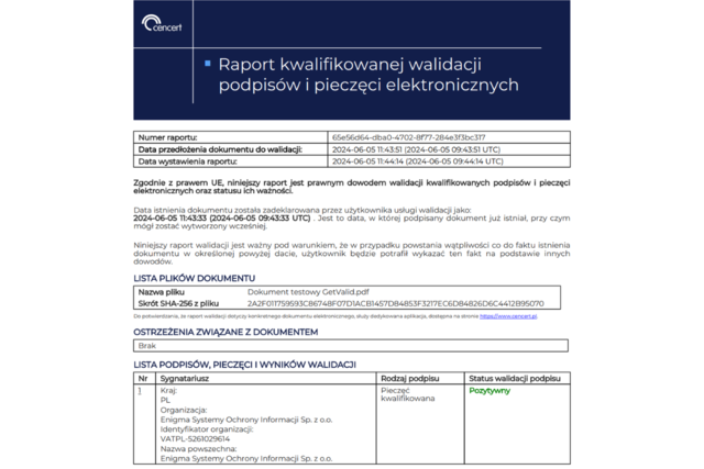 Rewolucja w bezpieczeństwie e-dokumentów: kwalifikowana usługa walidacji podpisów i pieczęci elektronicznych