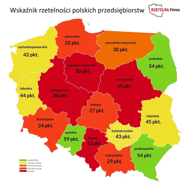 Czy polskie firmy płacą terminowo? Na Opolszczyźnie tak, na górnym Śląsku nie