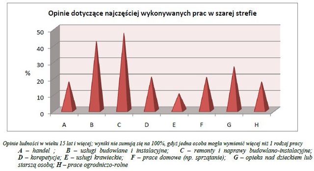 Praca w szarej strefie w Polsce 2010