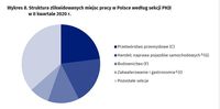 Struktura zlikwidowanych miejsc pracy w Polsce według sekcji PKD