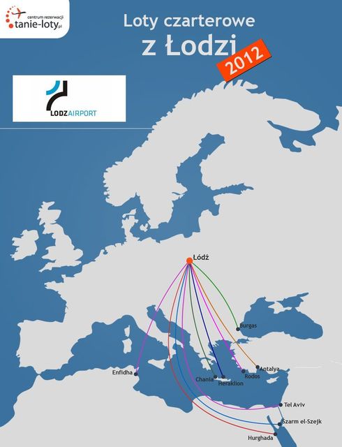 Loty czarterowe z Polski - lato 2012