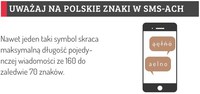 Uwaga na polskie znaki