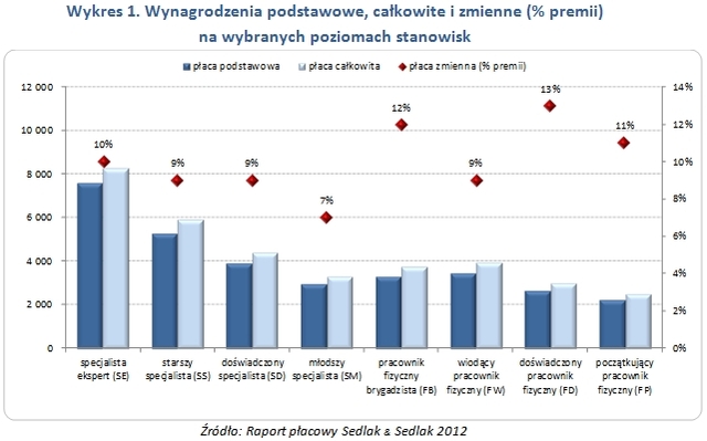Raport Płacowy Sedlak & Sedlak 2012 - podsumowanie