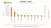 Wydatki na reklamę radiową