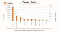 Wydatki na reklamę radiową
