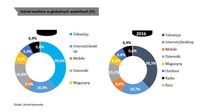 Udział mediów w globalnych wydatkach (%)