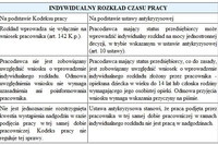 Indywidualny rozkład czasu pracy Indywidualny rozkład czasu pracy