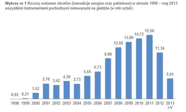 Rynek instrumentów pochodnych V 2013