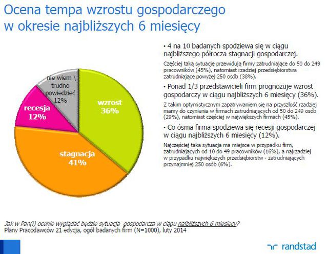 Plany polskich pracodawców I 2014