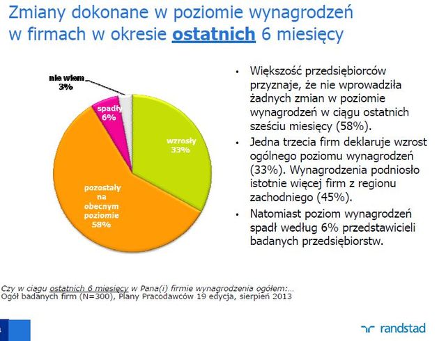 Plany polskich pracodawców VIII 2013
