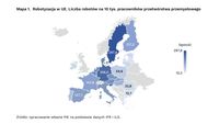 Liczba robotów na 10 tys. pracowników przetwórstwa przemysłowego