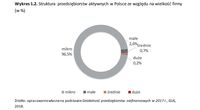 Struktura przedsiębiorstw aktywnych w Polsce ze względu na wielkość firmy 