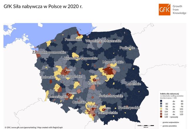 Siła nabywcza w Europie 2020. Polska daleko, ale awansuje