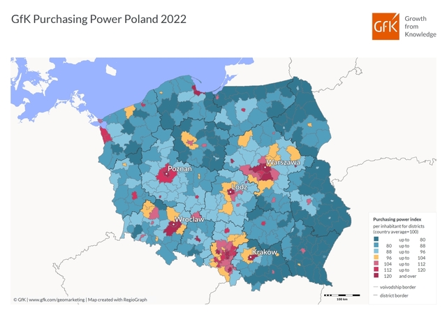 Siła nabywcza w Europie 2022. Polska na 29. miejscu