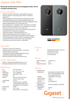 Smartfon 5G Gigaset GX6 PRO - specyfikacja techniczna