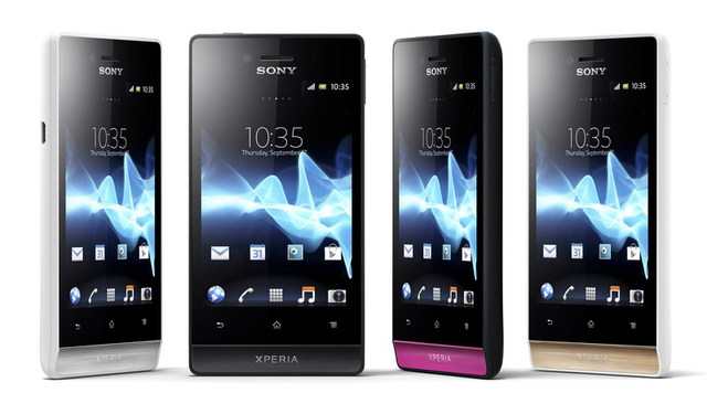 Smartfony Sony Xperia: miro i tipo