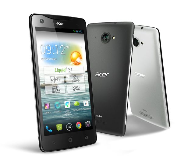 Smartfony Acer Liquid Z3, Liquid S1, Liquid E2 