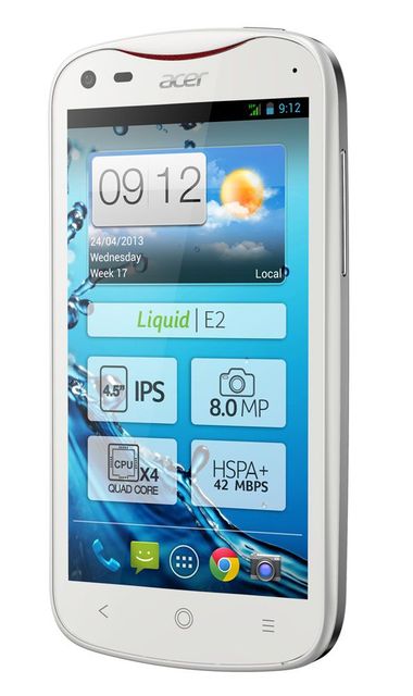 Smartfony Acer Liquid Z3, Liquid S1, Liquid E2 