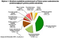 Struktura wydatków poniesionych w Polsce przez cudzoziemców przekraczających granicę polsko-ukraińsk