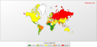Ryzyko infekcji online na świecie w II kwartale 2013