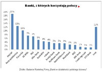 Banki, z których korzystają polscy przedsiębiorcy