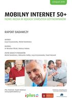 Mobilny Internet 50+- okładka raportu