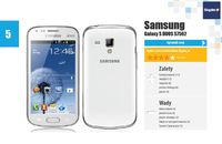 5 miejsce - Samsung Galaxy S DUOS S7562