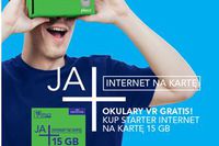 Okulary VR ze starterami JA+ Internet Na Kartę