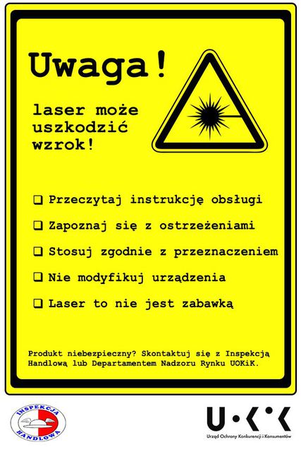 Czy wskaźniki laserowe są bezpieczne? Jest odpowiedź IH