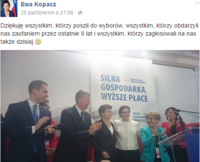 Ewa Kopacz - post powyborczy