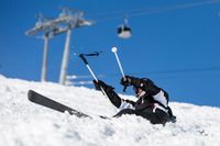 Wypadek na nartach 